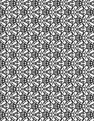 Black and white abstract geometric pattern