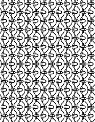 Black and white abstract geometric pattern