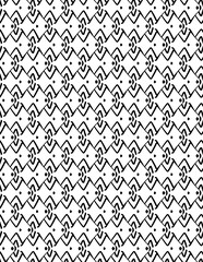 Black and white abstract geometric pattern