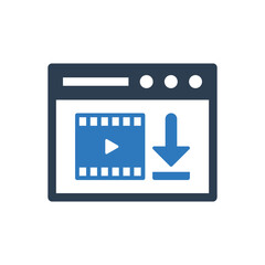Video Download browser Icon
