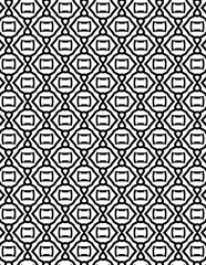 Black and white abstract geometric pattern