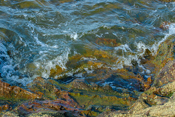 Calm coastal scenery at Pantai Kemasik, Kemaman, Terengganu, Malaysia