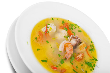 Soup with Seafood