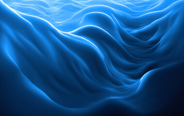 Obraz premium Blue background texture, wavy sea pattern , icy windy and curvy illustration winter art 