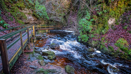 Big Burn walk at Golspie in the Highlands