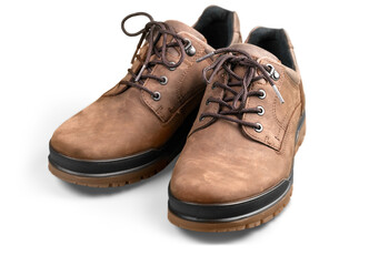 New big brown boots with laces