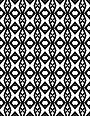 Black and white Geometric seamless patterns.  Seamless geometric coloring pages.