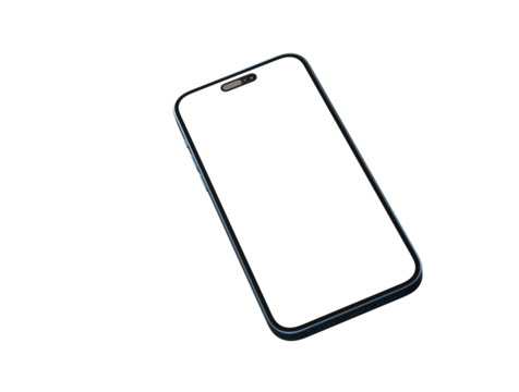 Smartphone. Mobile phone Template. Telephone 3d - mockup