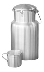 aluminium milk can