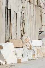 Cave di marmo a Carrara, Toscana. - obrazy, fototapety, plakaty