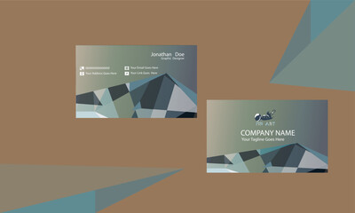 Keep it simple. When designing a business card, it's easy to go overboard with ideas
Use a bold design. While keeping it simple, don't be afraid to also use a bold design.