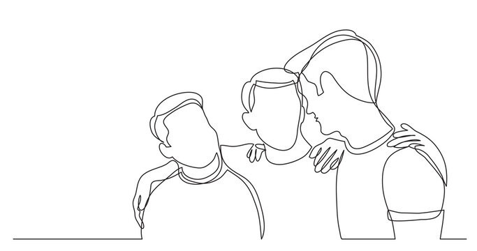 group of young healthy friends talking closely - PNG image with transparent background