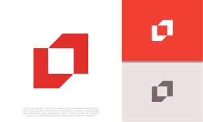 Obraz premium Abstract artificial intelligence logo. Innovative high tech logo template. Smart computer. machine learning. Cognitive logo. Technology Logo. 