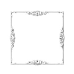 frames in vintage style with elements of ornament, art, pattern, background, texture