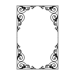 frames in vintage style with elements of ornament, art, pattern, background, texture