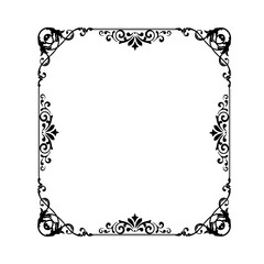 frames in vintage style with elements of ornament, art, pattern, background, texture