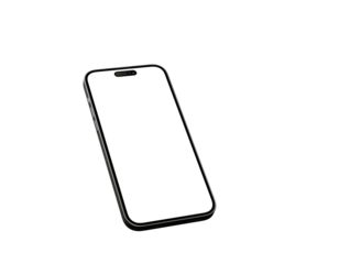 realistic smartphone template mockup for user experience presentation. Stylish concept design for websites, applications and landing pages.