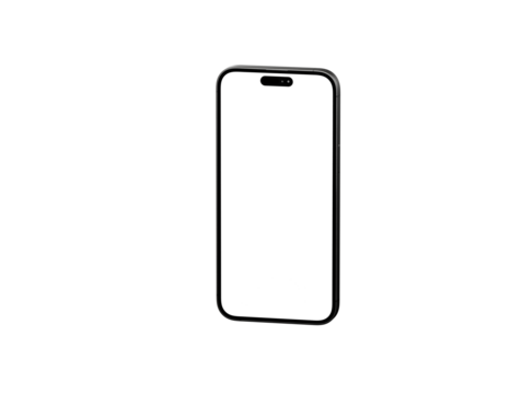 realistic smartphone template mockup for user experience presentation. Stylish concept design for websites, applications and landing pages.