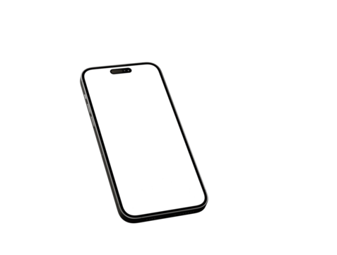 realistic smartphone template mockup for user experience presentation. Stylish concept design for websites, applications and landing pages.