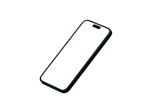 realistic smartphone template mockup for user experience presentation. Stylish concept design for websites, applications and landing pages.