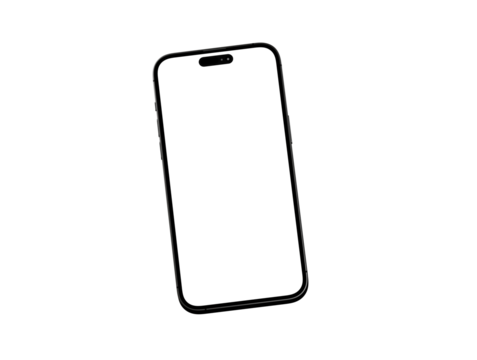 realistic smartphone template mockup for user experience presentation. Stylish concept design for websites, applications and landing pages.