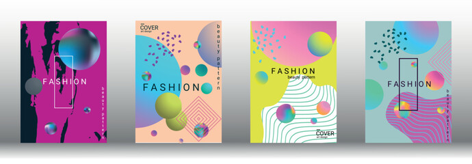 Future futuristic template with abstract forms for banner design, poster, booklet, report, journal.