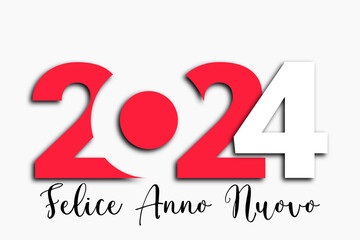 felice anno nuovo - buon anno 2024