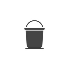Bucket icon. Simple icon