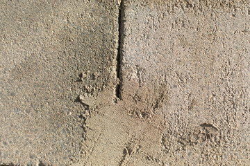 Fototapeta na wymiar Concrete wall. Raw wall surface. Stonework.