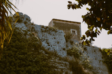 castle in the mountains