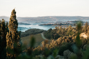 Tuscan country view