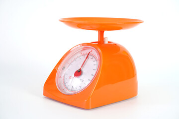 Modern style orange kitchen weight scale