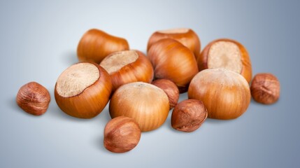 Set of tasty Chestnuts, autumn food