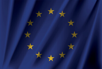Official national european union flag vector