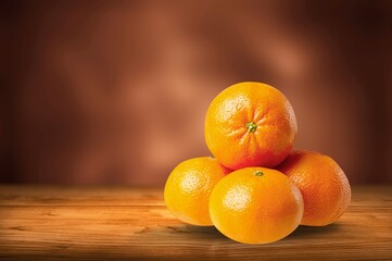 Tasty fresh ripe mandarin fruit or oranges