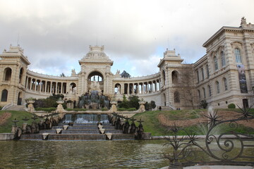 Fototapeta na wymiar fountains, architecture, park, museum, attractions