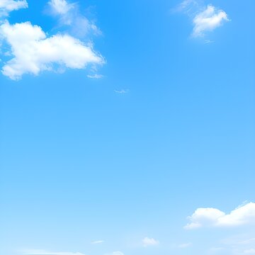 Blue sky with clouds - generative ai