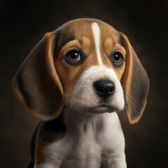 Puppy Beagle Portrait