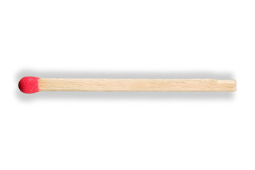 A one red wooden match