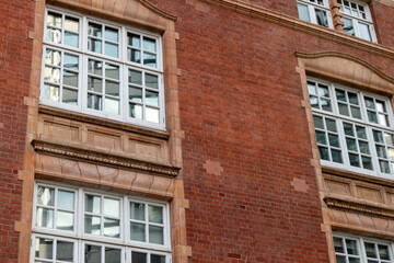 Architectural detail of a period building.