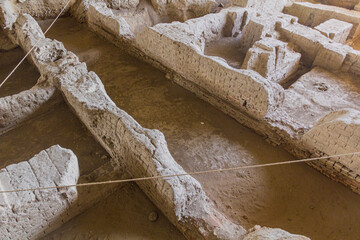 Ecbatana ruins at Hegmataneh hill in Hamadan, Iran