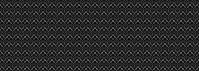 Geometrical background pattern texture. Web design blank. Black and white monochrome futuristic metaverse tech web 3 horizontal banner template