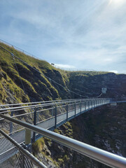 Fototapeta premium Metal bridge in First Grindelwald