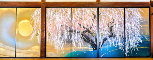 京都、醍醐寺三宝院の襖絵