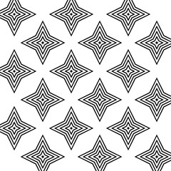 Black and white, star vector design