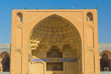 Portal of the Jameh mosque in Isfahan, Iran