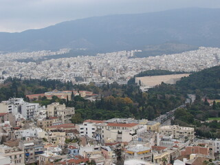 Fototapeta na wymiar Greece. Athens is the capital of Greece. Panoramic view