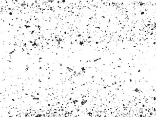 Distress vector grunge texture with large and small coarse grains. Texture for overlay, stencil in grunge style. Design element