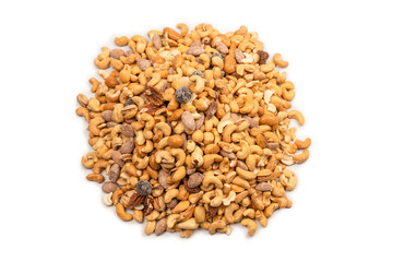 Fototapeta premium A group of almonds, pistachios, walnuts, macadamia, cashews.