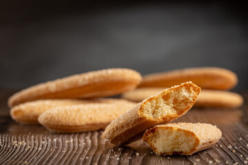 ladyfingers cookies on the table.